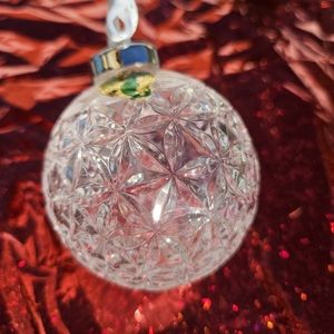 2005 Waterford Crystal Time Square Christmas Ball "Hope for Wisdom" Ornament